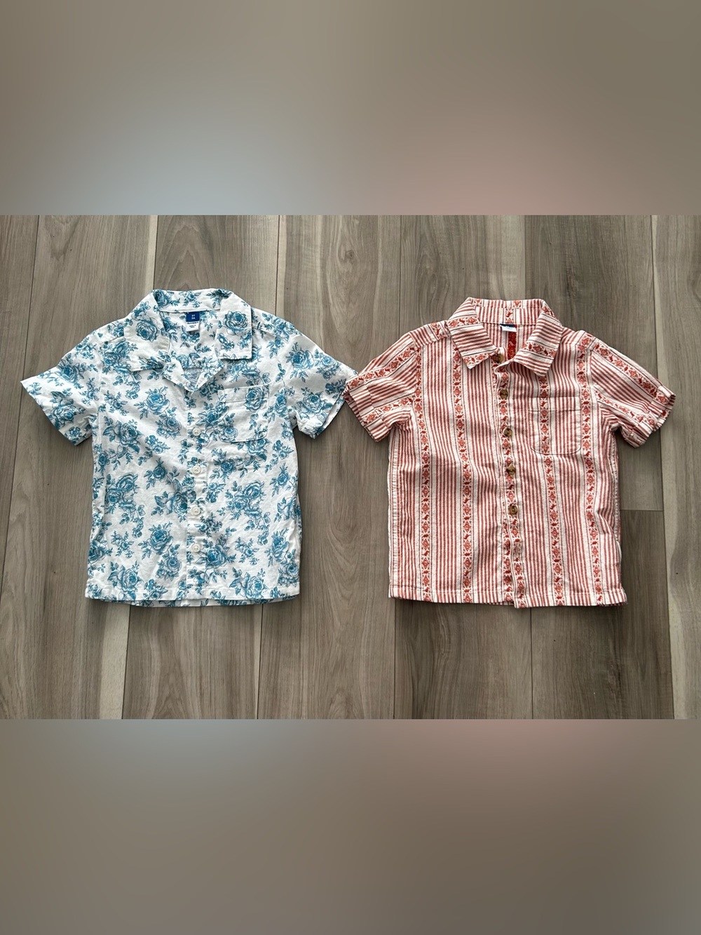 3T Old Navy Linen Blend Button Down Toddler Shirt Bundle